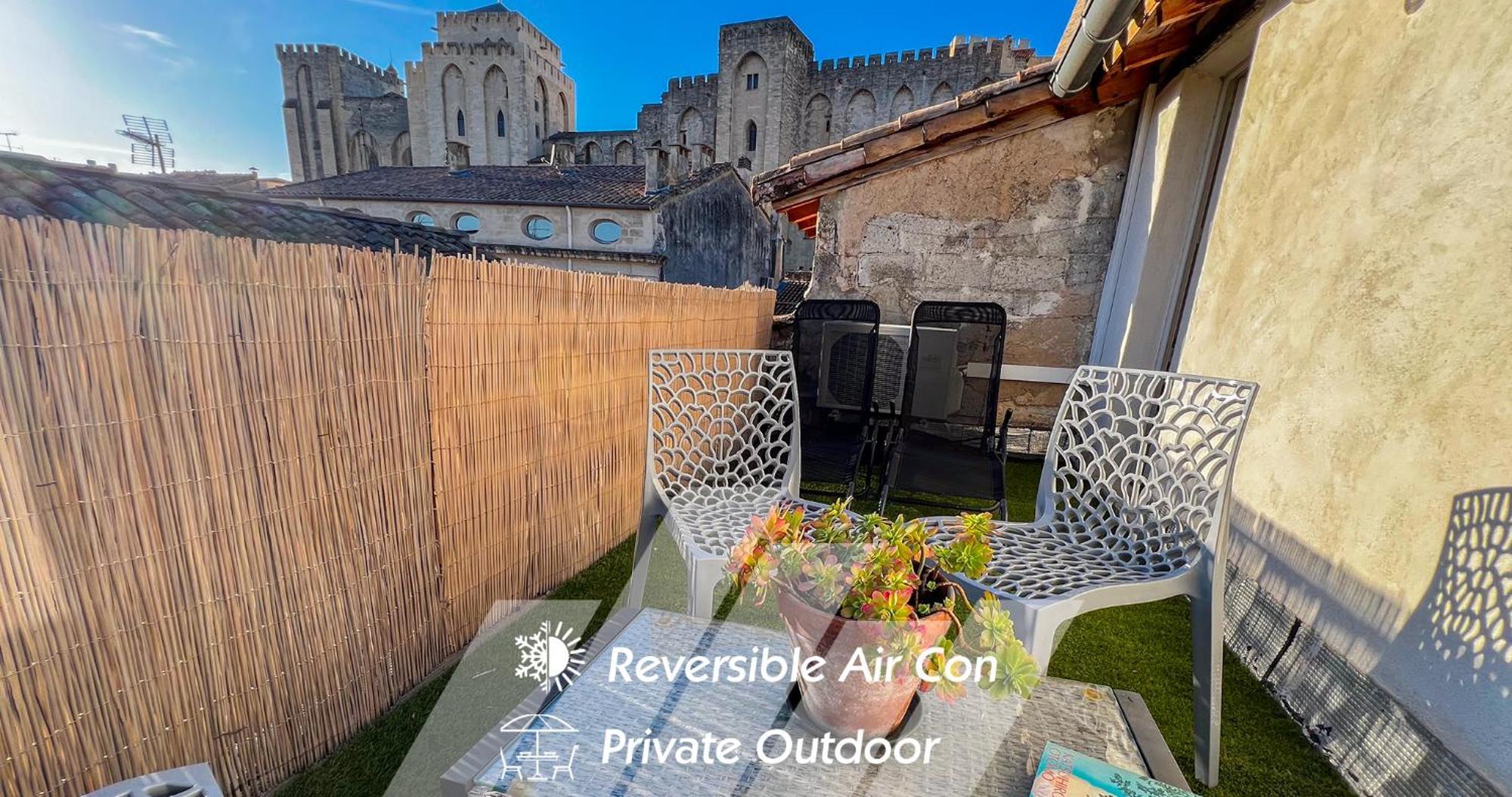 Apartament Ac - Private Exterior - Au Pied Du Palais Des Papes! Awinion Zewnętrze zdjęcie